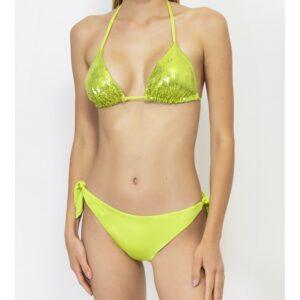 PA00-Bikini triangolo con coppe imbottite estraibili e slip annodato