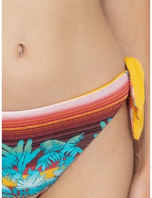 PT38 + PT48-Top con coppe imbottite estraibili + slip annodato - immagine 7