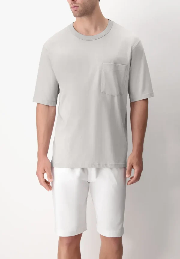T-shirt Girocollo in Cotone Boxy Fit - immagine 2