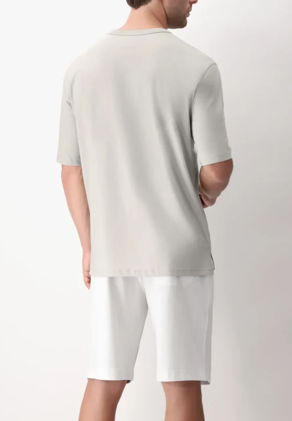 T-shirt Girocollo in Cotone Boxy Fit - immagine 3