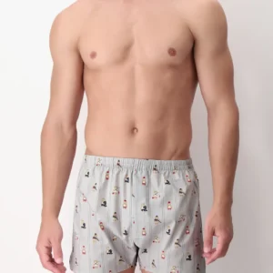 Boxer in Popeline di Cotone Colori Gange