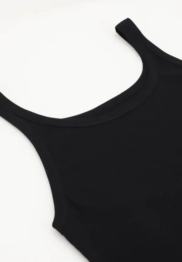 Canotta Spalla Stretta in Cotone Elasticizzato a Costina Rib Cotton - immagine 7