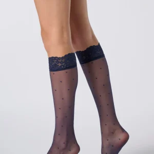 Gambaletto Velato motivo Cuori Sweetie 20