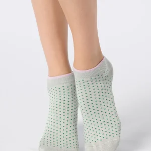 Calzino Sneakers in Viscosa e Lamé Light Spot