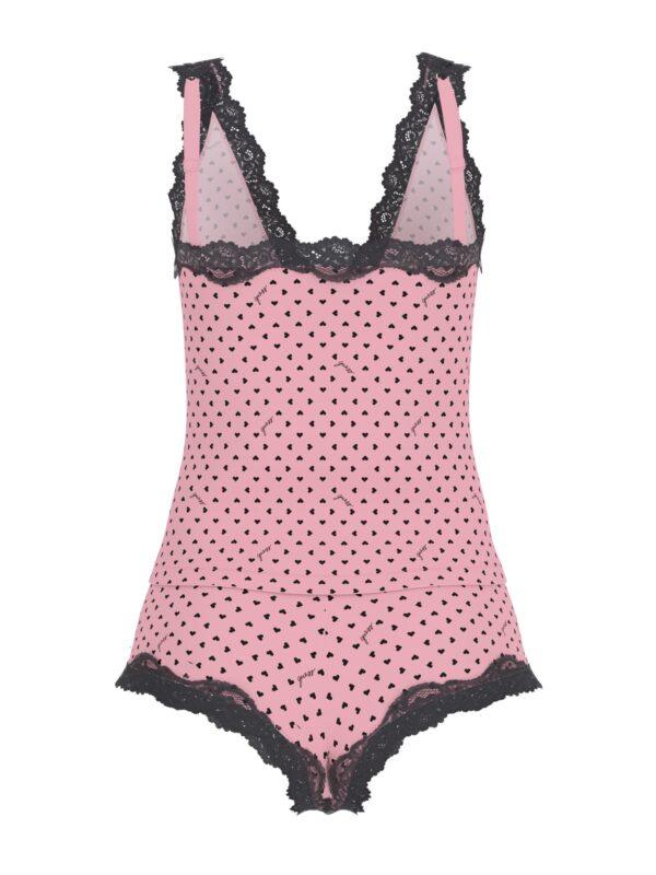 Set top e culotte motivo cuori - immagine 2
