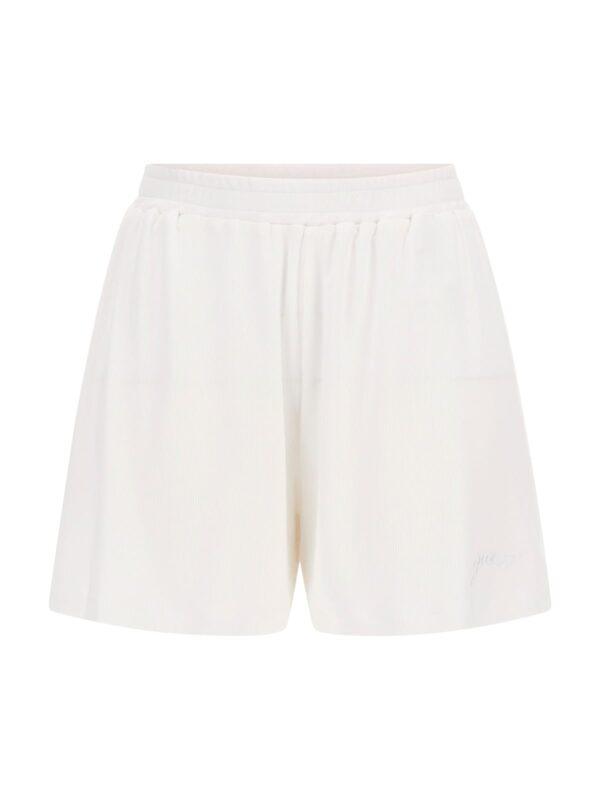 Shorts in maglia a costine