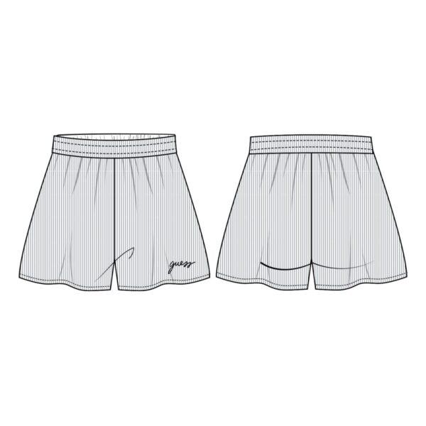 Shorts in maglia a costine - immagine 2