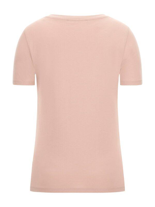 T-shirt scollo a V cotone e modal - immagine 3