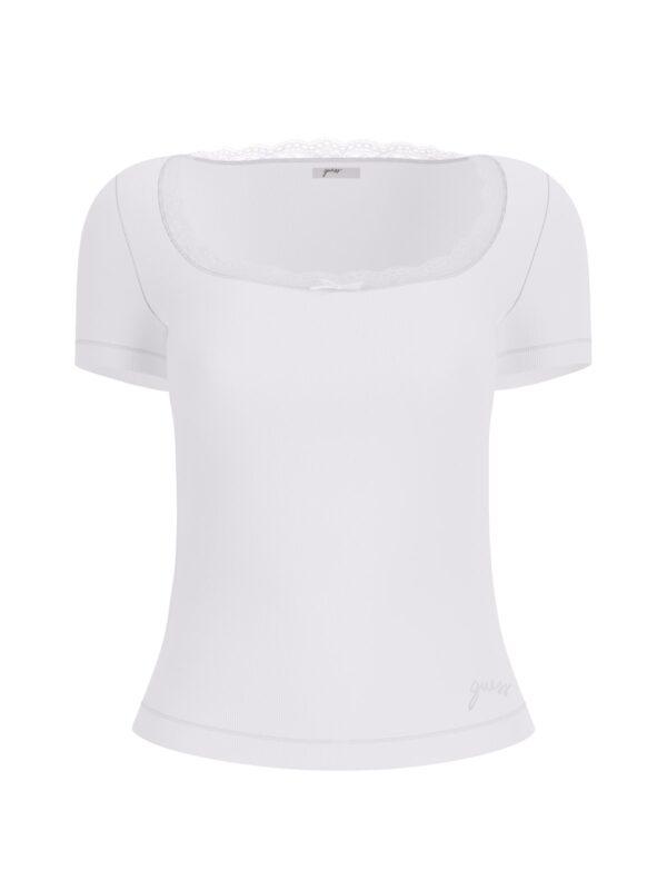 Top in maglia a costine