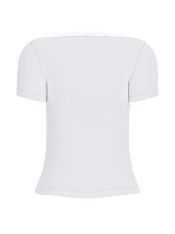Top in maglia a costine - immagine 2