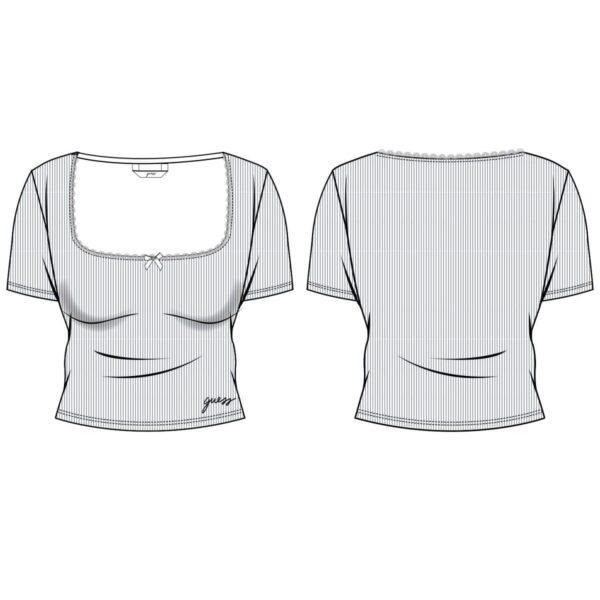 Top in maglia a costine - immagine 4