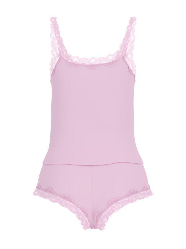 Set top e culotte in cotone - immagine 3
