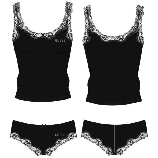 Set top e culotte in cotone - immagine 6