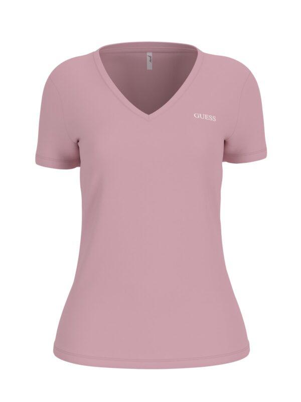 T-shirt scollo a V cotone e modal - immagine 7
