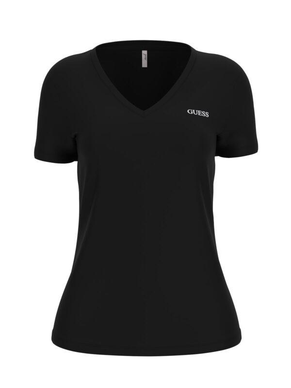 T-shirt scollo a V cotone e modal