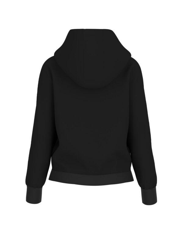 Felpa con zip e cappuccio in cotone - immagine 2