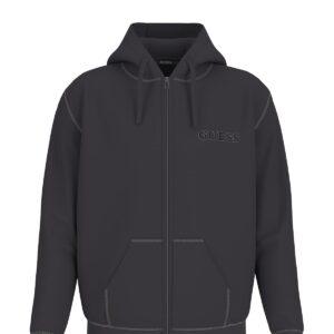 Felpa con zip e cappuccio