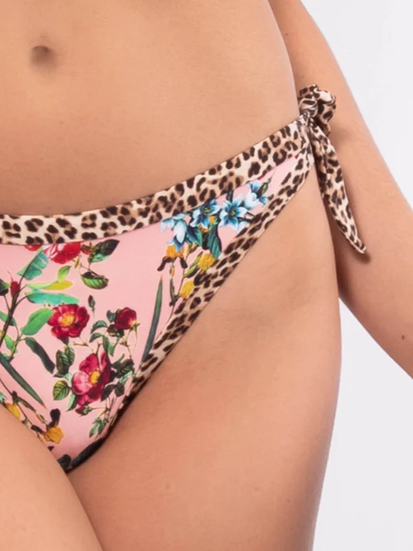 LO00-Bkini set a triangolo con coppe imbottite estraibili e slip annodato - immagine 5