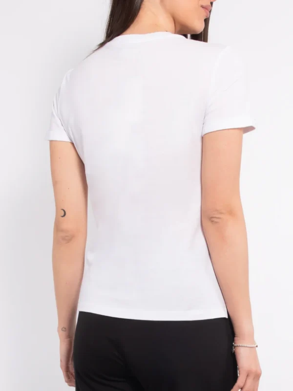 TS01-T-shirt in cotone con paillettes - immagine 4