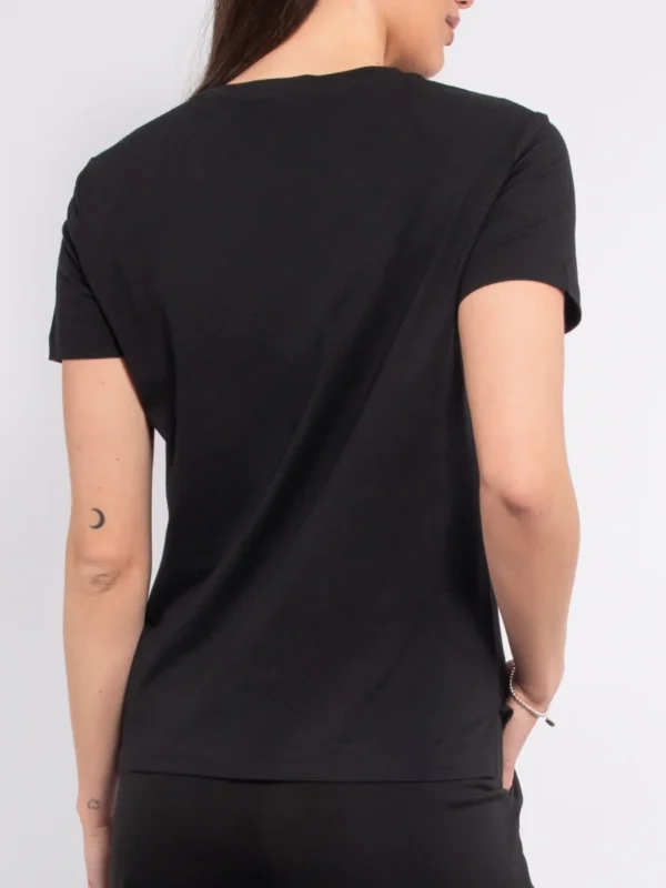 TS09-T-shirt in cotone stretch con stampa in rilievo - immagine 5