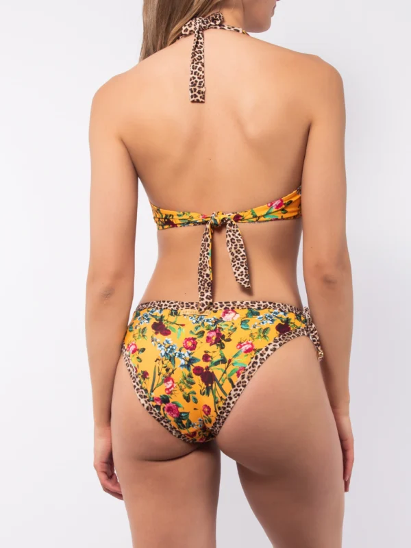 LO04-Bikini set reggiseno francese con ferretto invisibile e slip laccetti - immagine 7