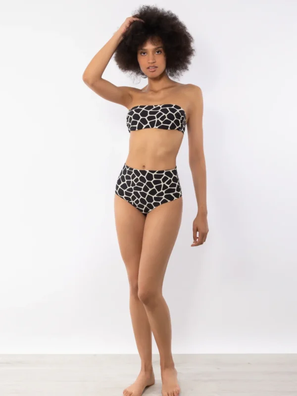 SV08 C-Reggiseno costume modello fascia motivo "giraffa" - immagine 4