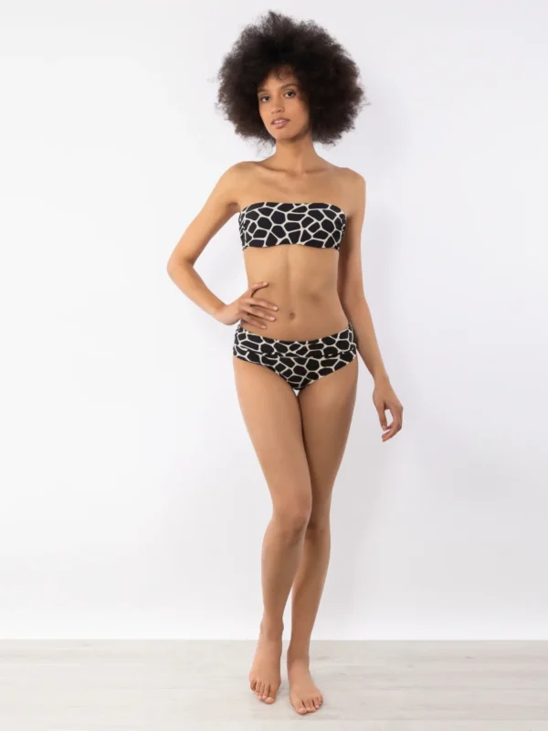 SV11-Slip costume a vita alta motivo "giraffa" - immagine 5