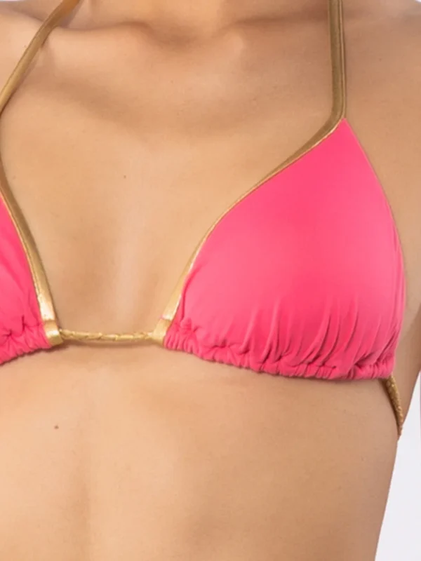 GD20-Reggiseno costume a triangolo con dettagli gold - immagine 5