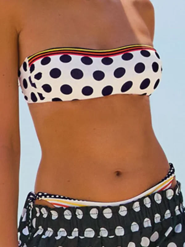 MM10-Set bikini fascia + slip annodato - immagine 3