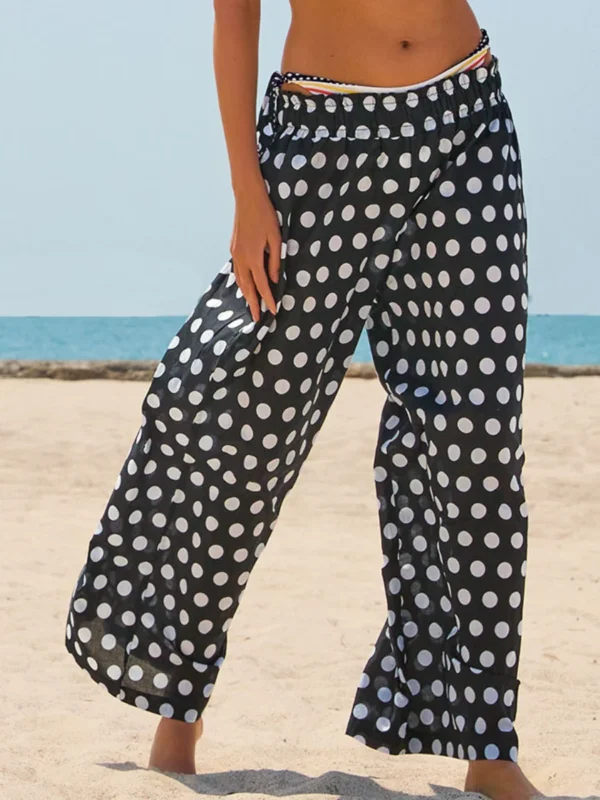MP60-Pantalone palazzo pois - immagine 2