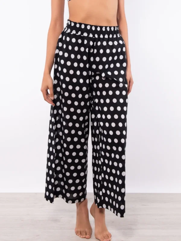 MP60-Pantalone palazzo pois - immagine 4