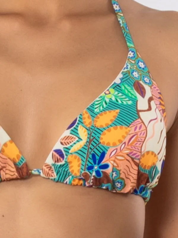MJ16 C-Reggiseno costume triangolo fantasia giungla - immagine 3