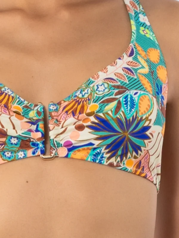 MJ18 C-Reggiseno costume con ferretto fantasia giungla - immagine 3