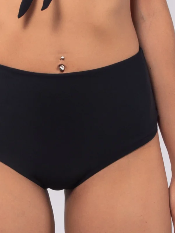 UO11-Slip costume alto nero - immagine 3