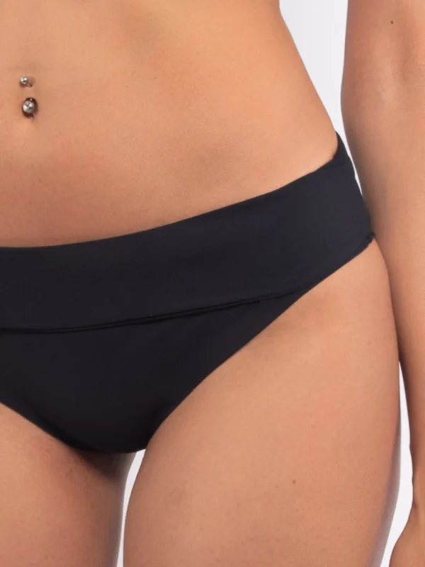 UO11-Slip costume alto nero - immagine 4