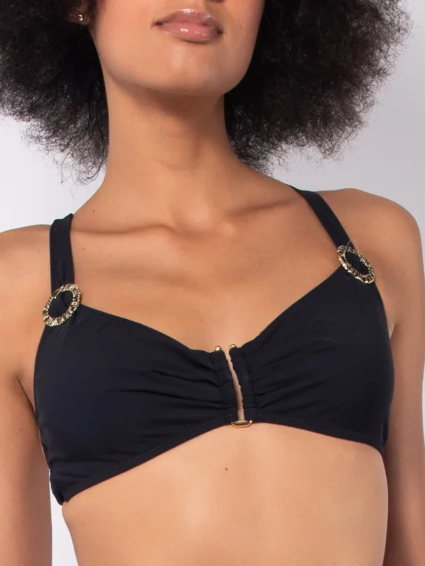 UO18 D-Reggiseno costume triangolo alto con ferretto in coppa D