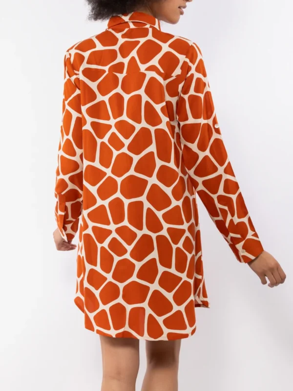 SV51-Maxi camicia fantasia "giraffa" - immagine 2