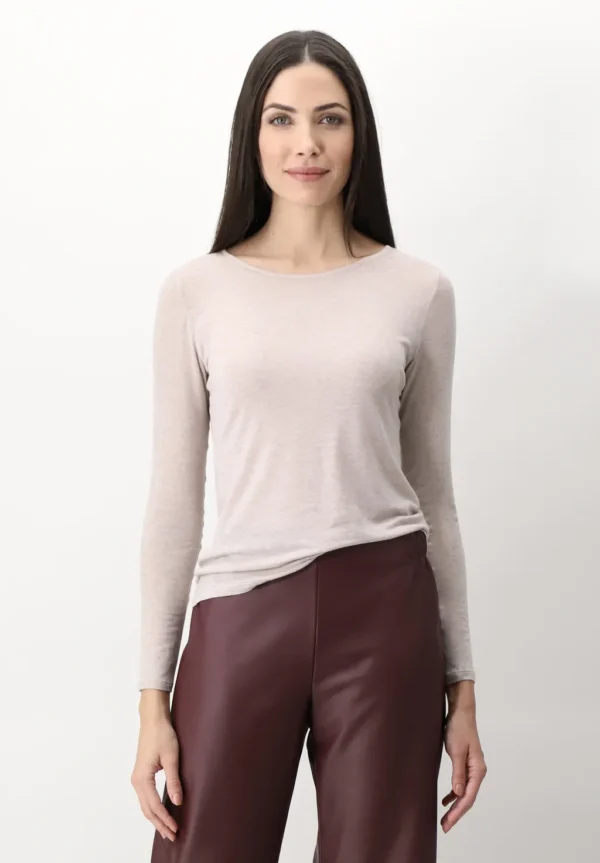Maglia Manica Lunga in Micromodal e Cashmere Perfect Cashmere - immagine 2