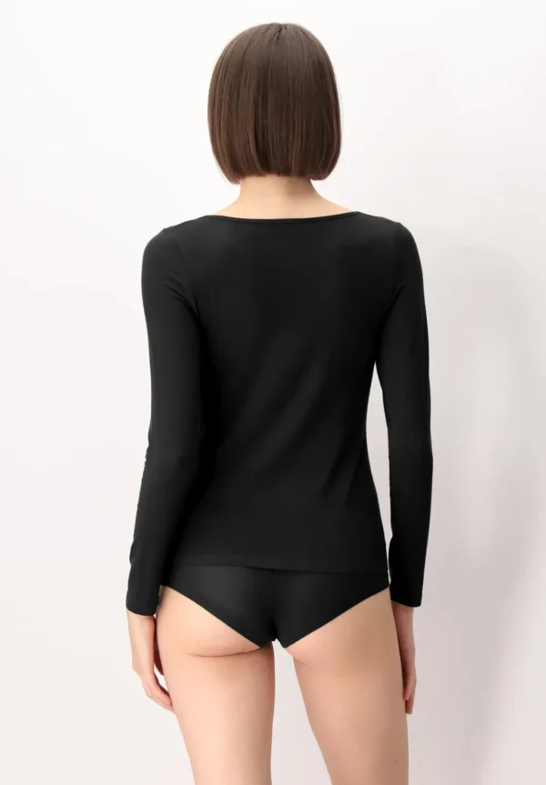 Maglia Manica Lunga in Micromodal e Cashmere Perfect Cashmere - immagine 6