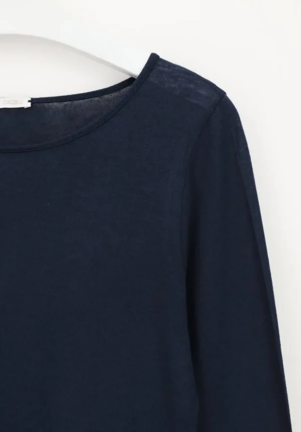 Maglia Manica Lunga in Micromodal e Cashmere Perfect Cashmere - immagine 12