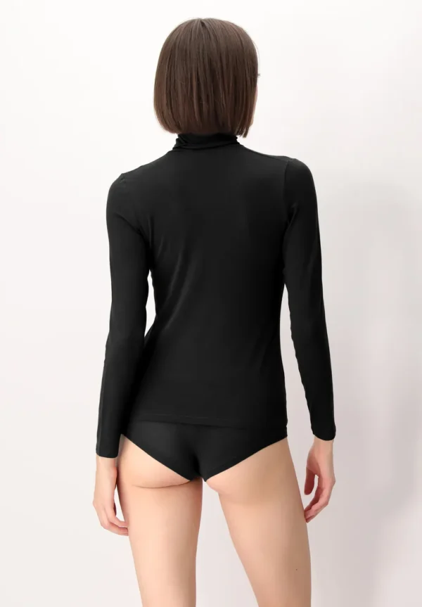 Maglia Dolcevita Manica Lunga in Micromodal e Cashmere Perfect Cashmere - immagine 3