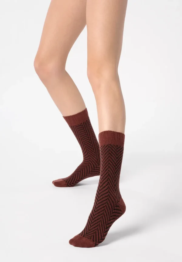 Calzino in Cotone e Alpaca Tweed - immagine 2