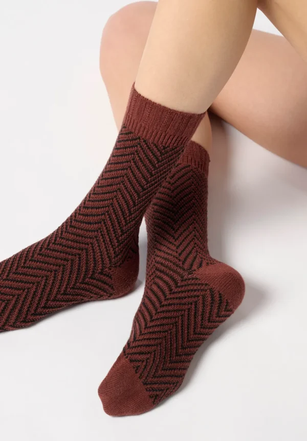 Calzino in Cotone e Alpaca Tweed - immagine 4
