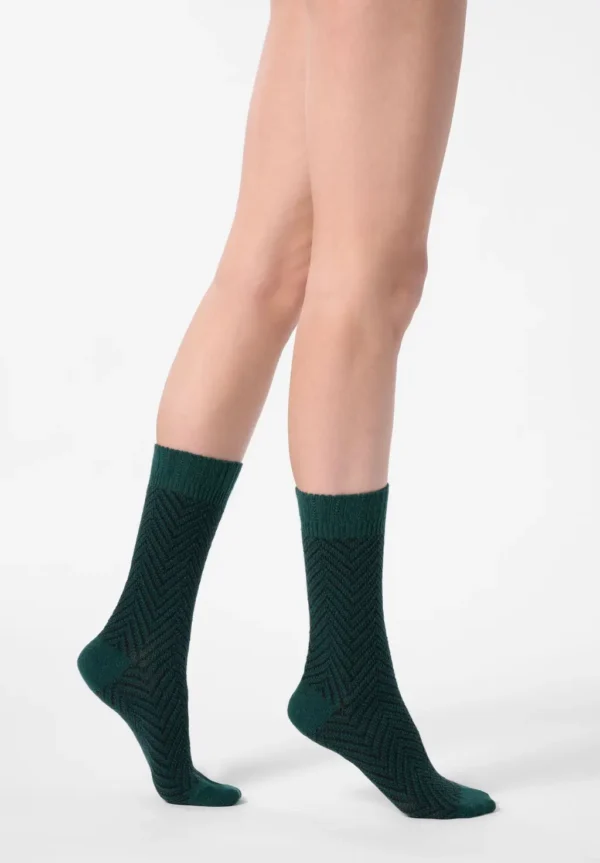 Calzino in Cotone e Alpaca Tweed - immagine 5
