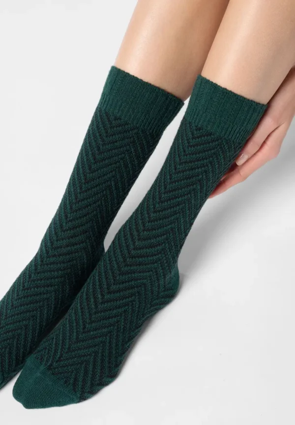 Calzino in Cotone e Alpaca Tweed - immagine 6