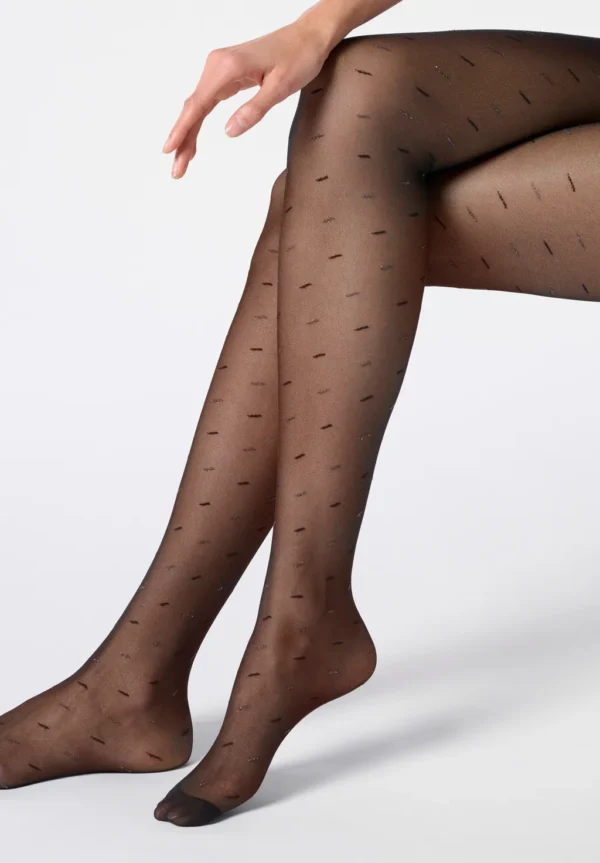 Collant Velato con Motivo Geometrico Delightful 30 - immagine 3