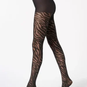 Collant semi Velato Motivo Animalier Savage 30