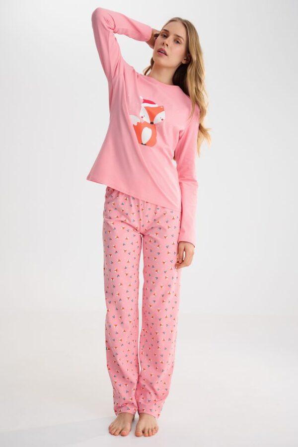 Foxy-Pigiama volpe natalizia rosa