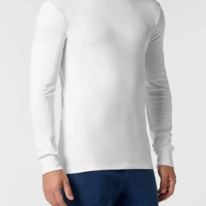 Maglia Manica Lunga Girocollo in Caldo Cotone