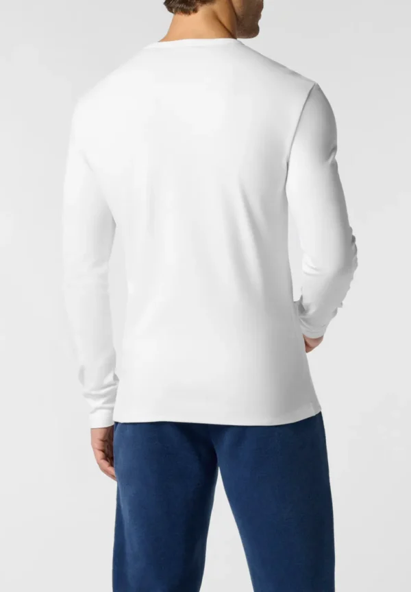 Maglia Manica Lunga Girocollo in Caldo Cotone - immagine 2